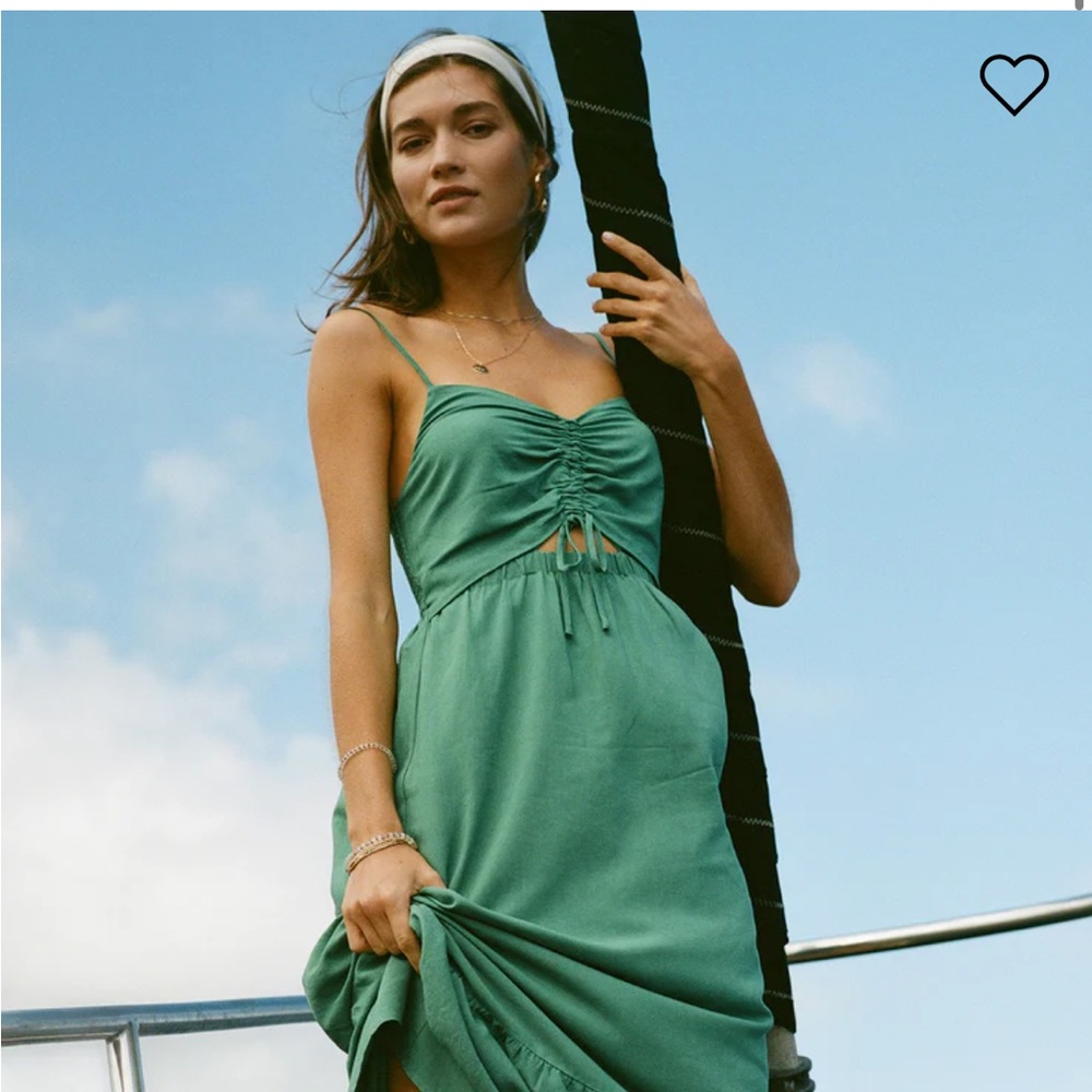Z Supply Winslet Green Maxi Dress